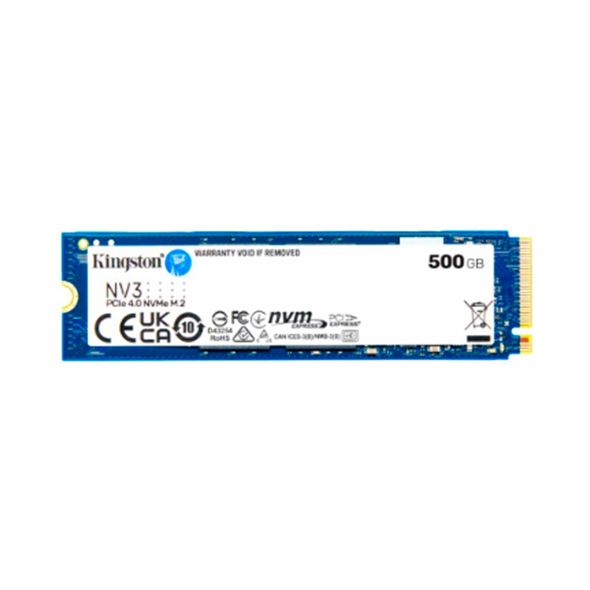 KINGSTON - UNIDAD DE ESTADO SOLIDO KINGSTON 500GB M.2 2280 NVME P-N SNV3S-500G