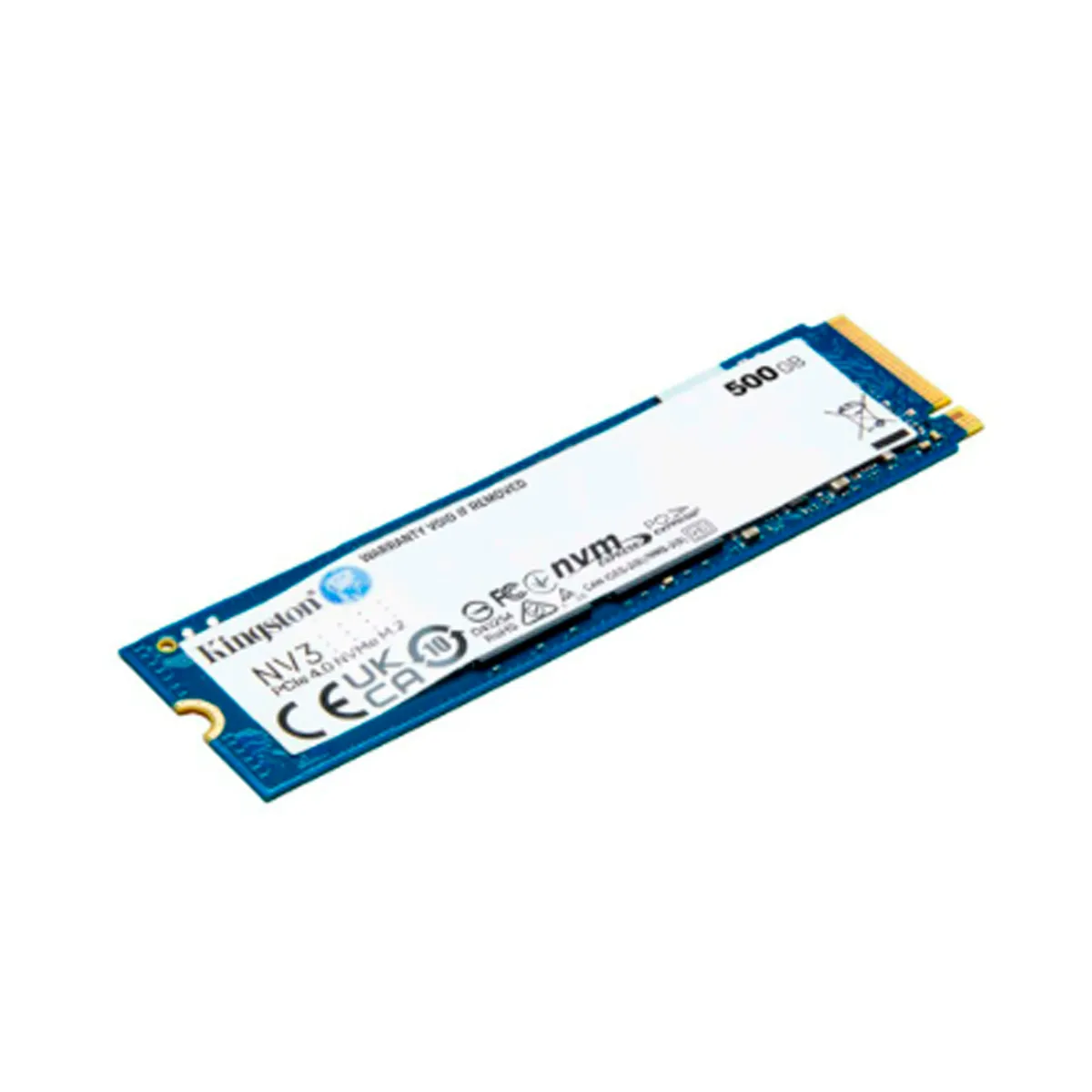 KINGSTON - UNIDAD DE ESTADO SOLIDO KINGSTON 500GB M.2 2280 NVME P-N SNV3S-500G