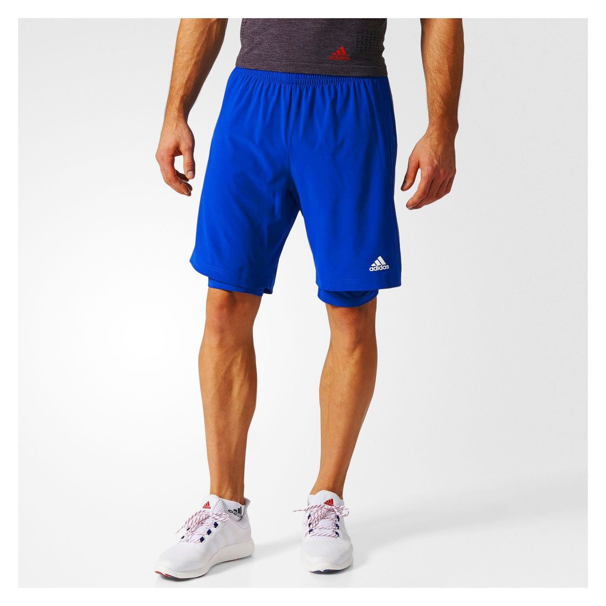 ADIDAS - Short 1/4 de Running Aktiv 2 en 1