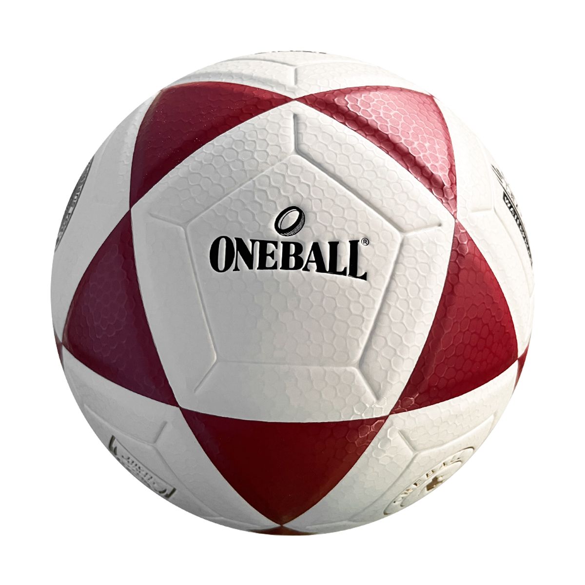 ONEBALL - PELOTA DE FÚTBOL N°5 - ONEBALL OP-5 - WHITE RED