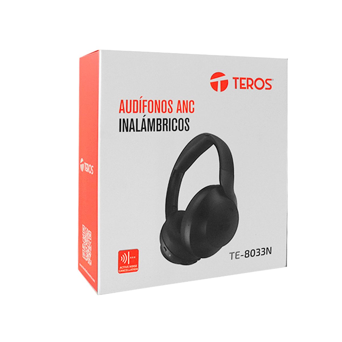 TEROS - AUDIFONO INALAMBRICO TEROS BT 5.3 20HZ- 20KHZ NEGRO P-N TE-8033N