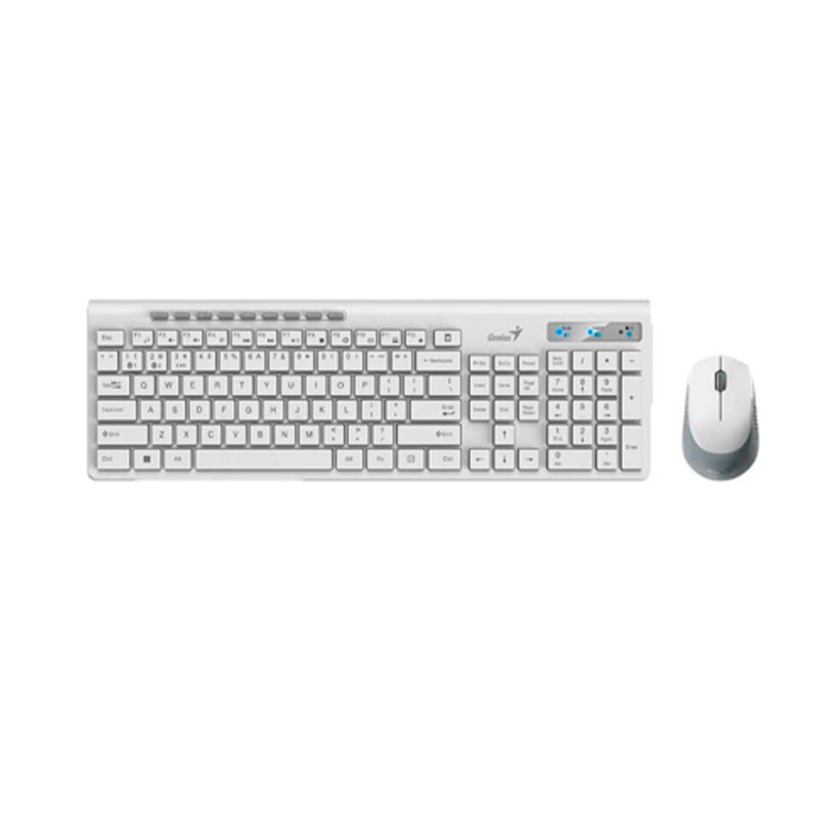GENIUS - TECLADO GENIUSRATÓN SLIMSTAR 8230 INALÁMBRICO BLANCO P-N31340015401