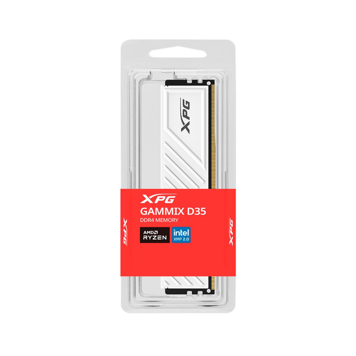 XPG - MEMORIA RAM XPG GAMMIX D35 16GB DDR4 3200MHZ CL16 DIMM DESKTOP AX4U320016G16A-SWHD35 PN AX4U320016G16A-SWHD35