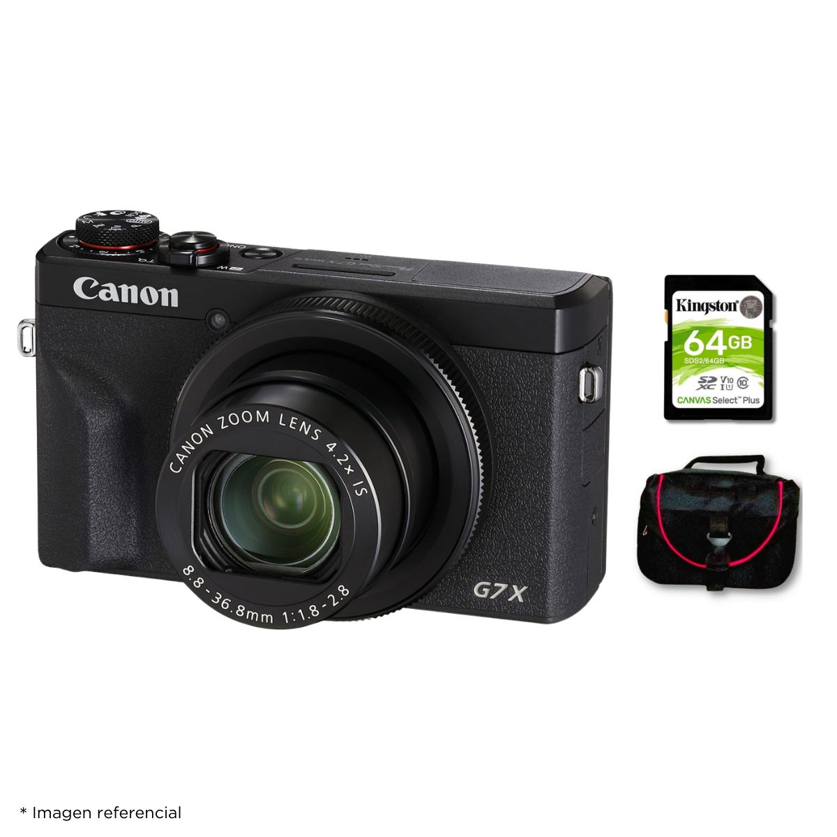 CANON - Cámara Canon Powershot G7 X MARK III + Kit Básico