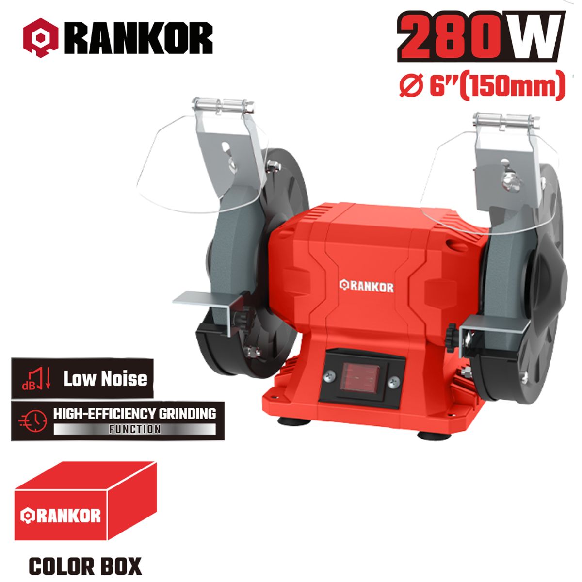 RANKOR - Esmeril de Banco 280W RANKOR RBG280601