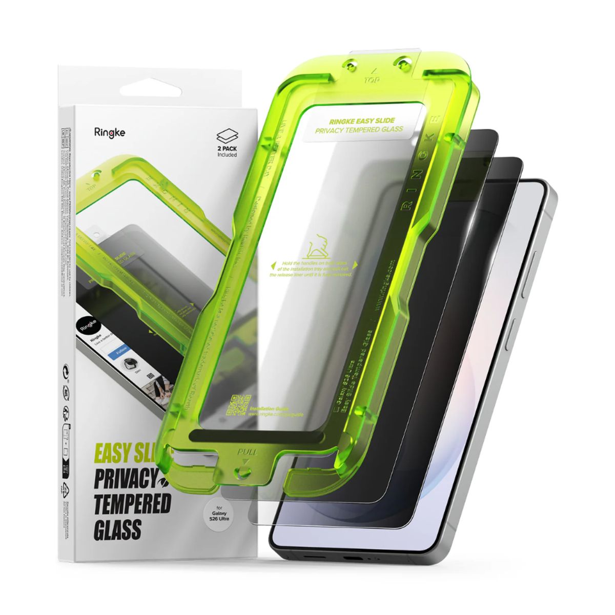 RINGKE - Mica De Vidrio Galaxy S26 Ultra Ringke Privacy 2-pack