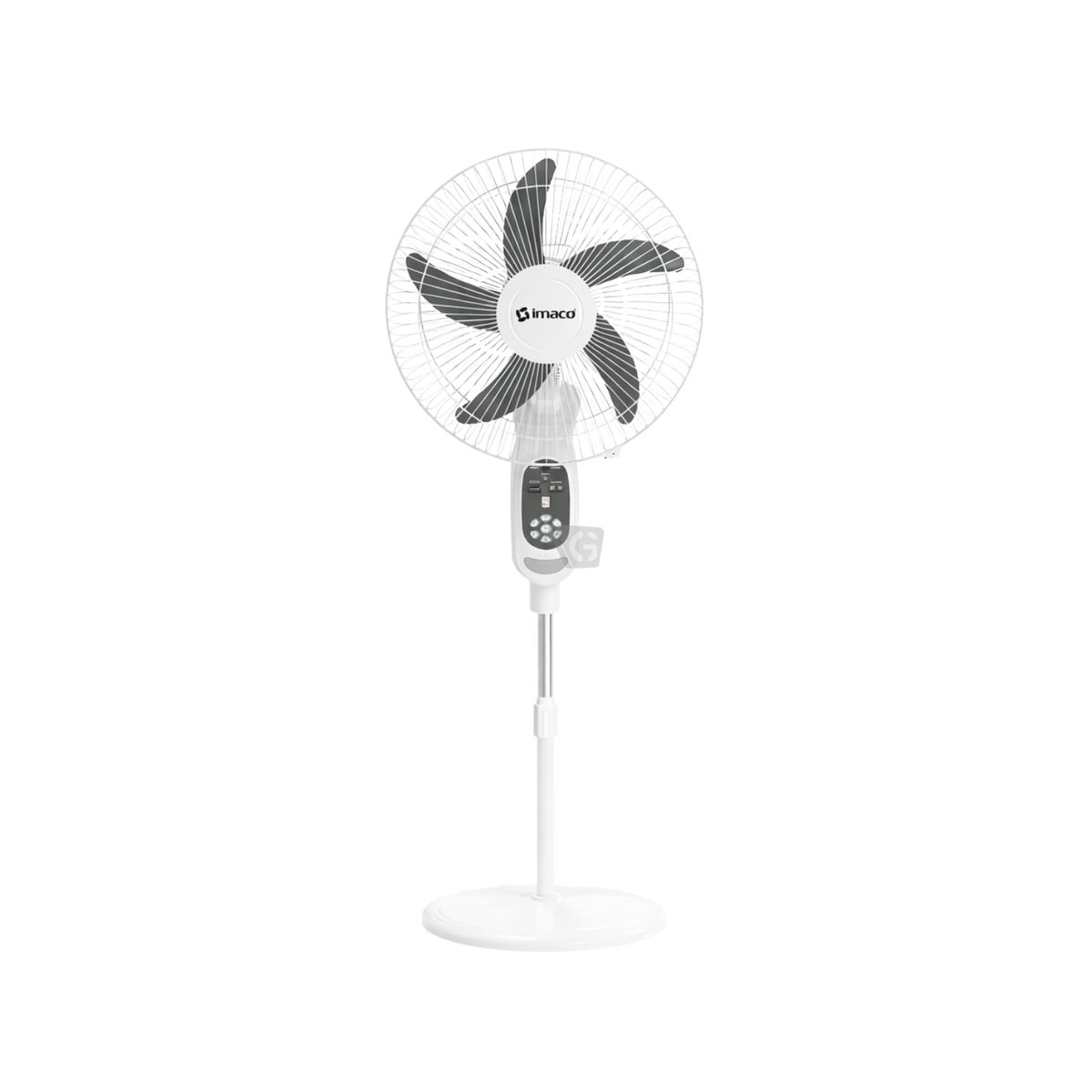 IMACO - Ventilador 16 Solar Recargable de pedestal FAN1618SOL Imaco