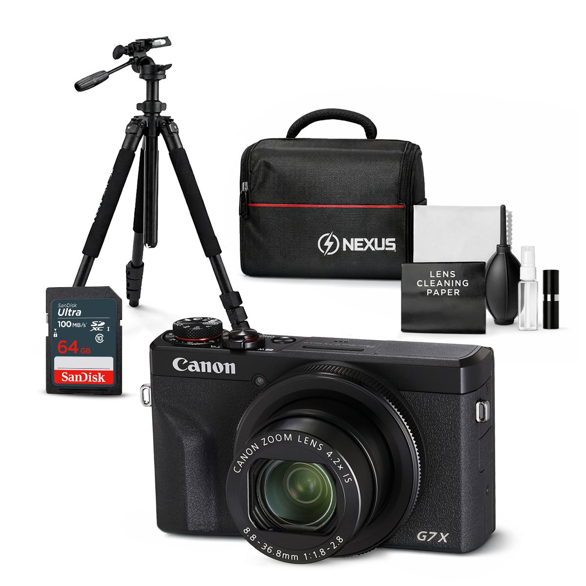 CANON - Cámara Canon Powershot G7 X MARK III + Kit Ultimate