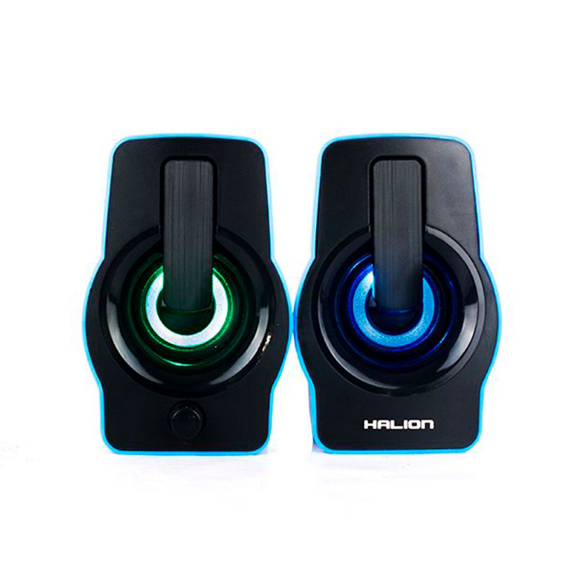 HALION - PARLANTE HALION HA-S256 USB 6W RMS LUCES LED NEGRO PN HA-S256 GAMER