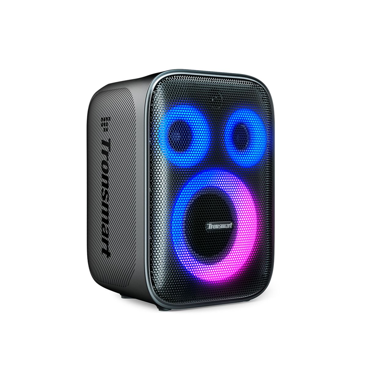 Tronsmart - PARLANTE PORTATIL TRONSMART HALO 200 943363 120W RMS BLUETOOTH 5.3 IPX4 BATERIA 18 HORAS KARAOKE LUCES LED NEGRO PN 943363