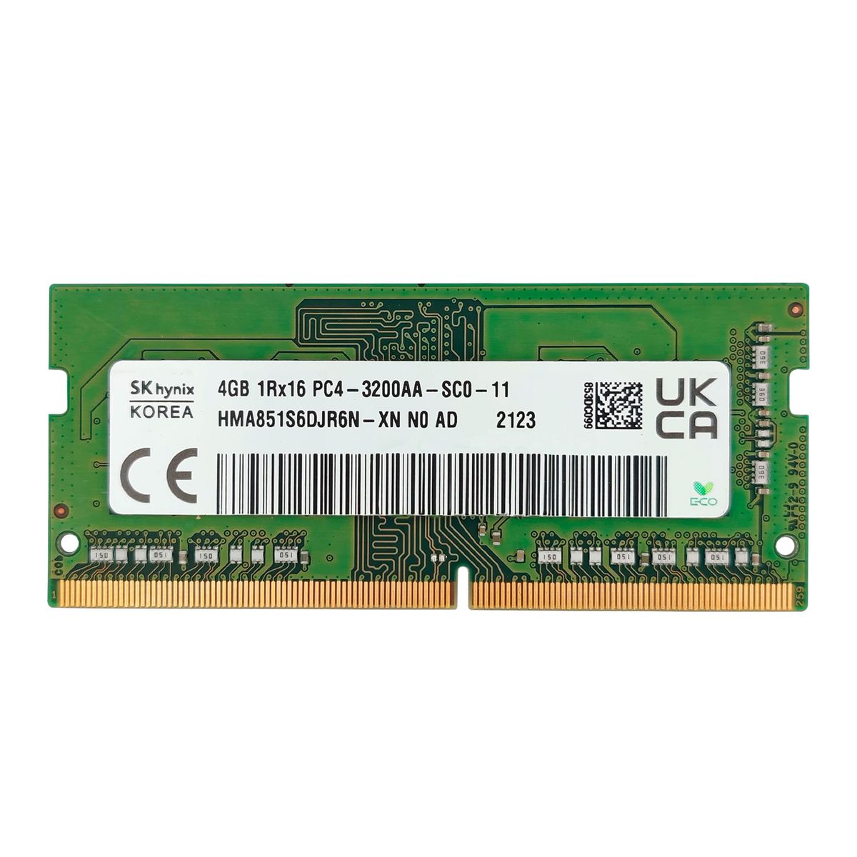 GENERAL - MEMORIA RAM HYNIX 4GB DDR4 3200MHZ SO-DIMM - P-N HMA851S6DJR6N