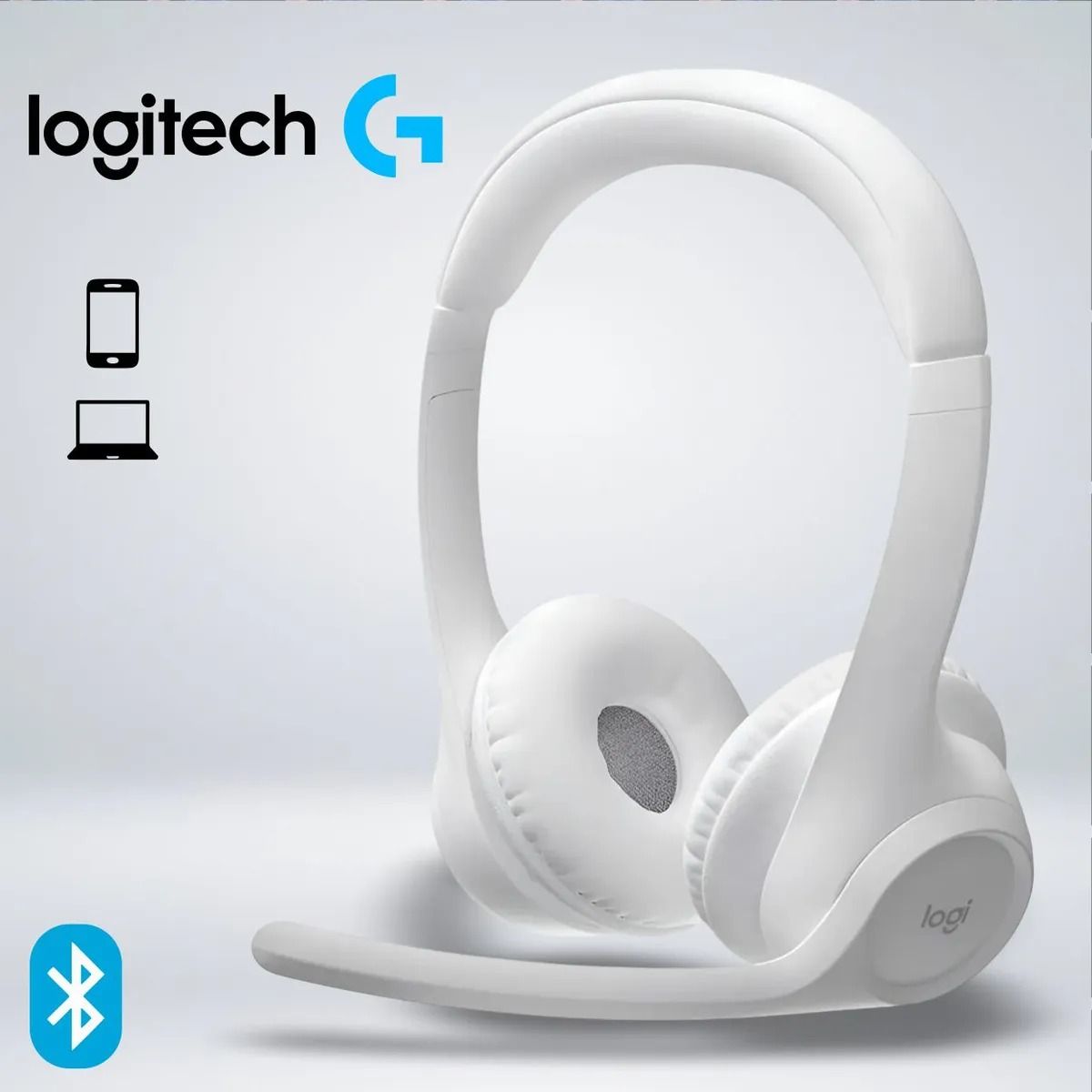 LOGITECH - Audifono Logitech Zone 300 Wireless blanco