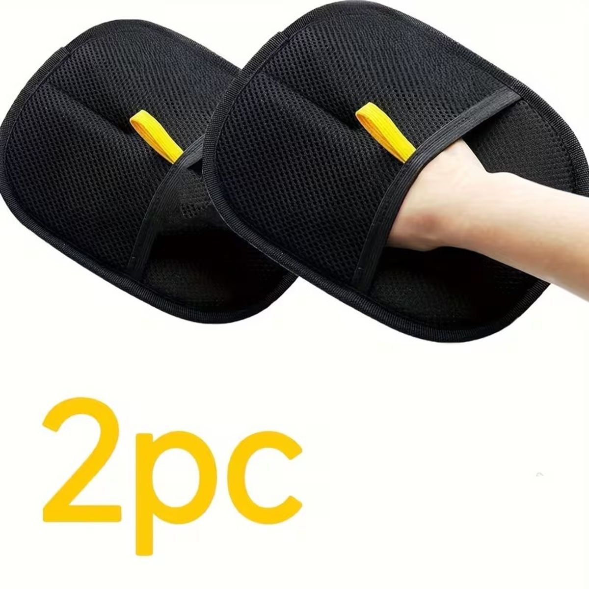 GENERICO - GUANTE BÁSICO QUITA PELOS Y PELUSA DE MASCOTAS - PACK X 2