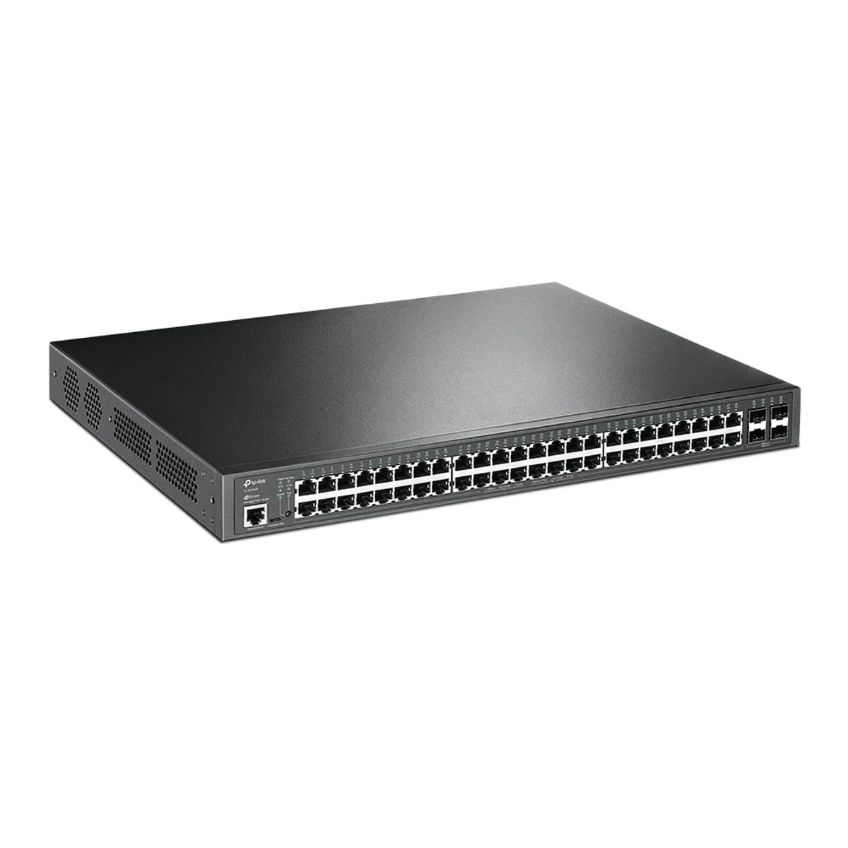 TP LINK - Switch administrado JetStream de 52 puertos Gigabit L2+ con 48 puertos PoE+