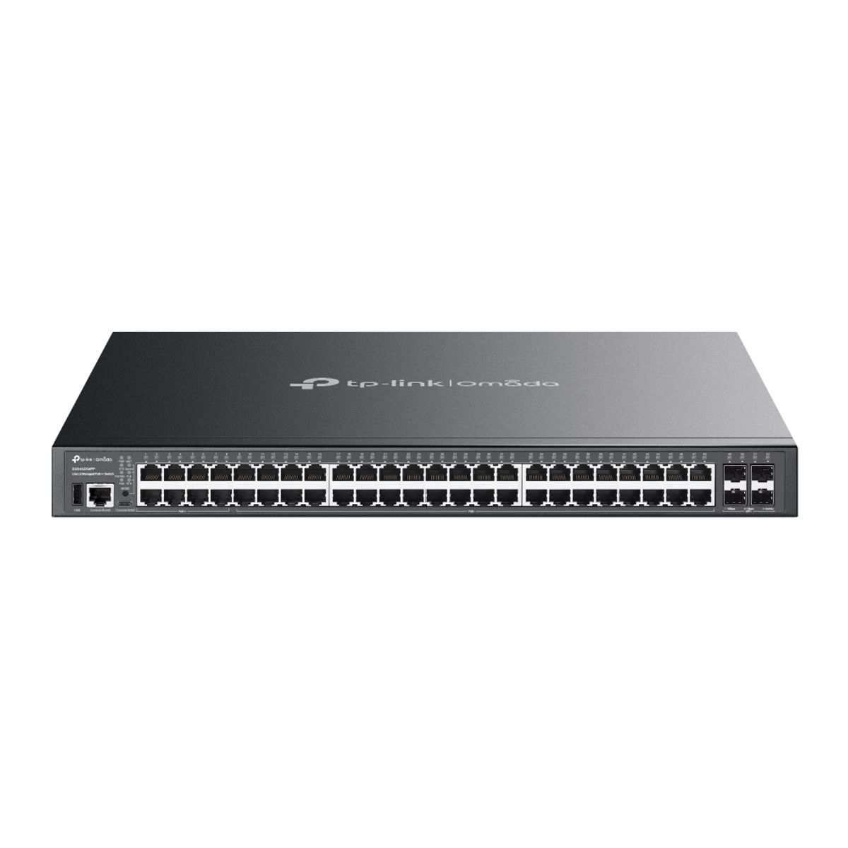 TP LINK - Switch Omada Gestionable 48-Puertos Gigabit Stackable Lite L3 PoE++