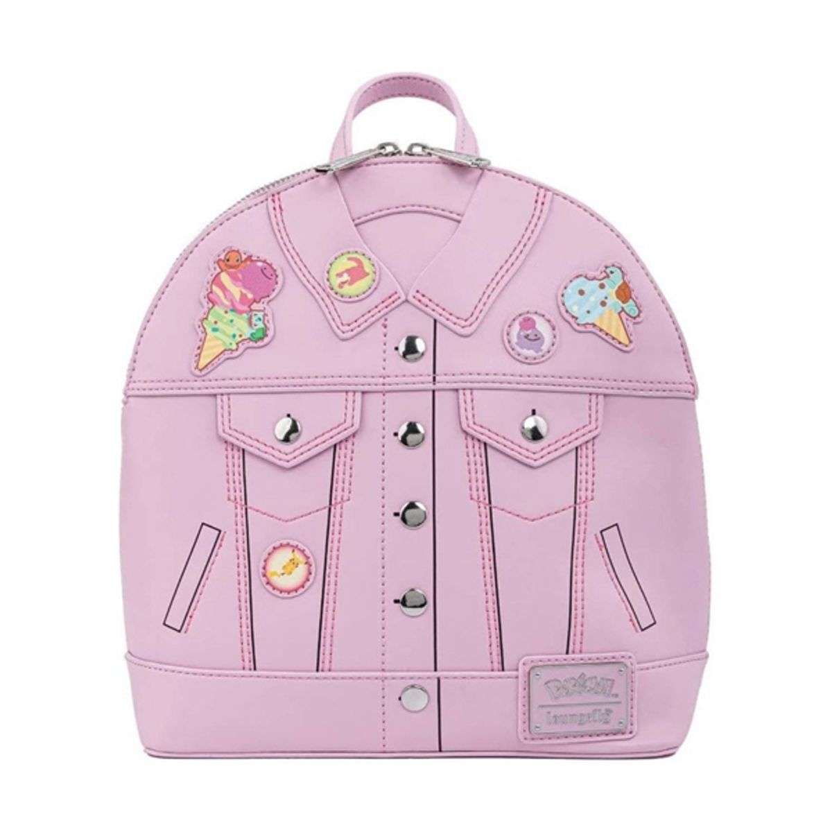 POKEMON - Mochila Loungefly Pokemon Ice Cream Denim Jacket