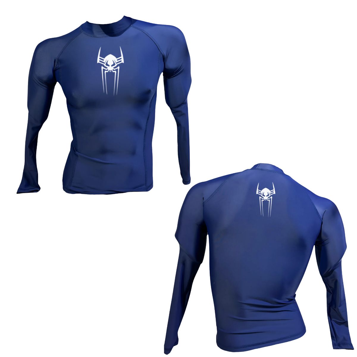 AQUA&MODA - LICRA CON PROTECCION UV AQUAMODA LAMLARÑ6BRA ARÑ6A UNISEX AZUL LOGO BLANCO REFLECTIVO