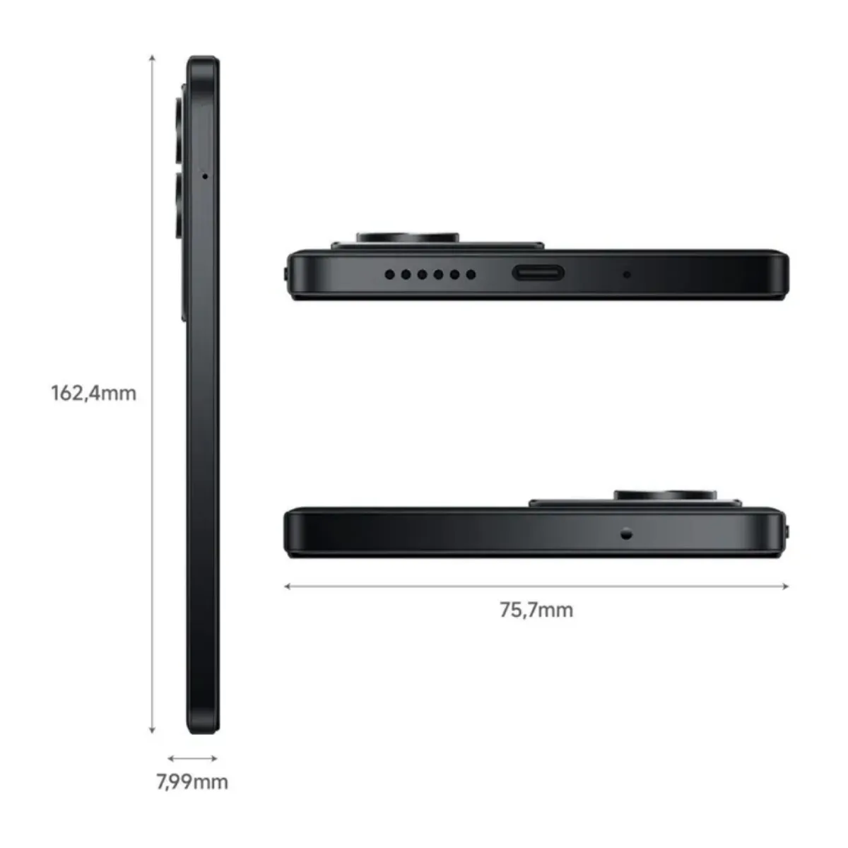 XIAOMI - Celular Xiaomi Redmi 15 6.9"  Pulg. 8GB RAM 256GB Xiaomi HyperOS 2 - Negro Ocaso