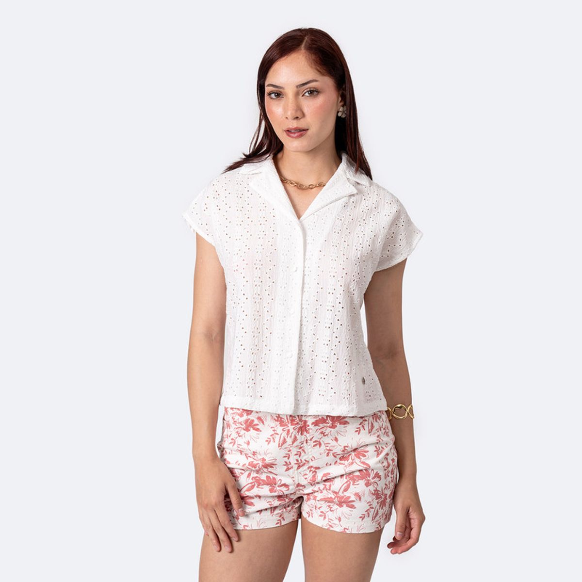 Pionier - Blusa Moda Maeya Brodery Mujer