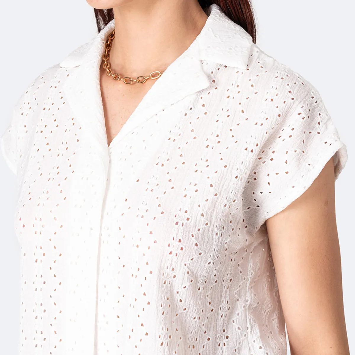 Pionier - Blusa Moda Maeya Brodery Mujer