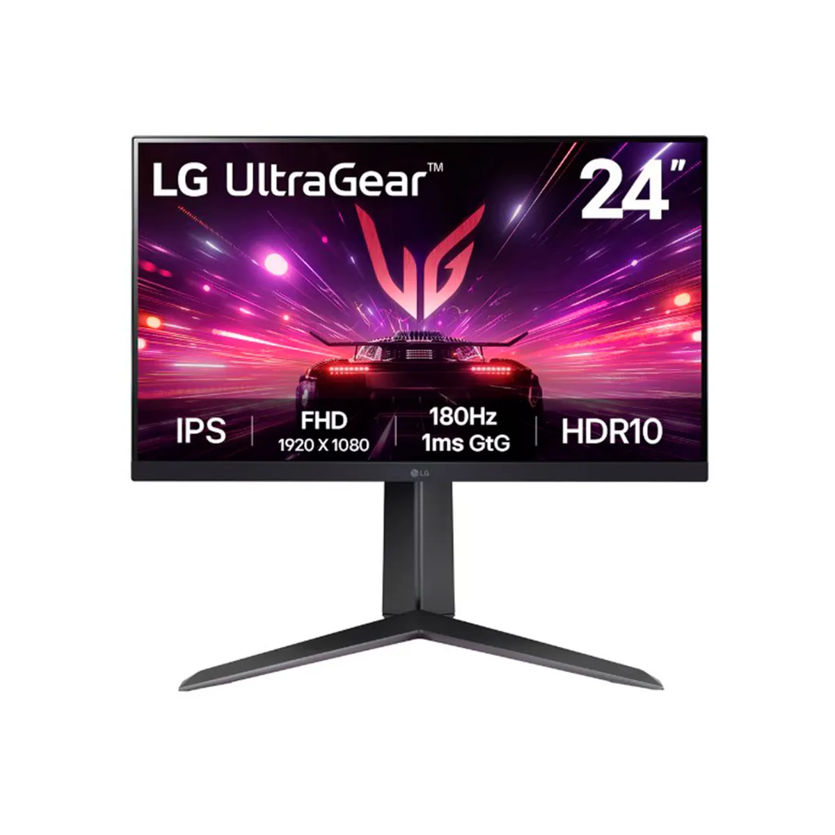 LG - MONITOR LG 4GS65F-B 24 ULTRAGEAR FHD 300NTS QMS 180HZ PN 24GS65F-B