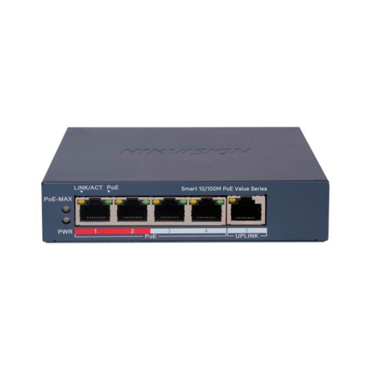SWITCH HIKVISION 4X FAST ETHERNET 1X RJ45 POE PN DS-3E1105P-EI-M ...