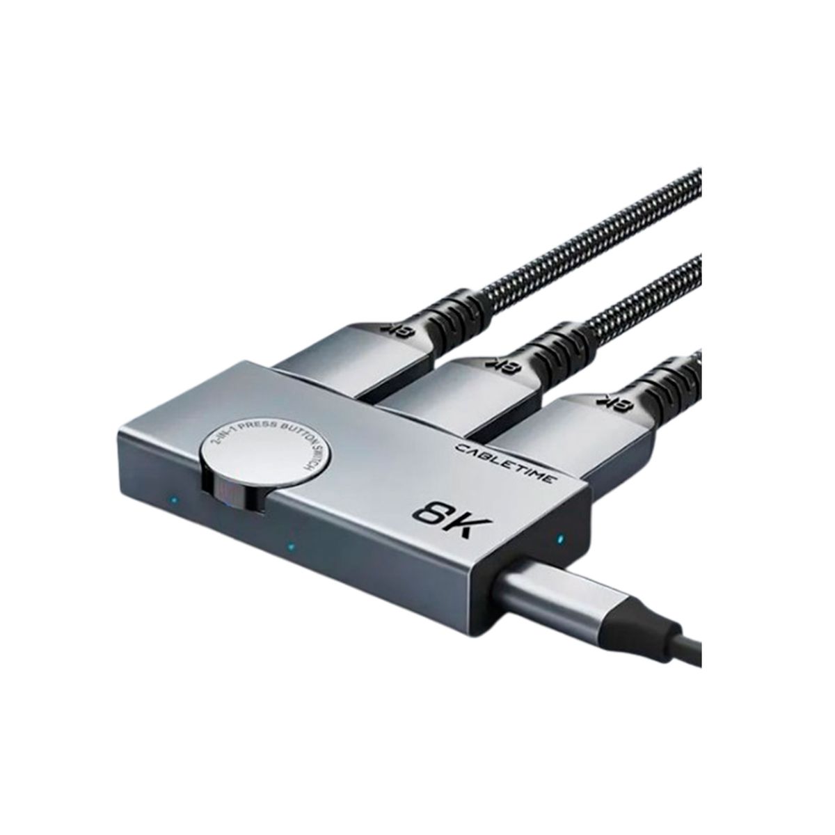 CABLETIME - SWITCH HDMI CABLETIME CP34G 4K 120HZ 8K 60HZ BIDIRECCIONAL 2 ENTRADAS 1 SALIDA PN CP34G