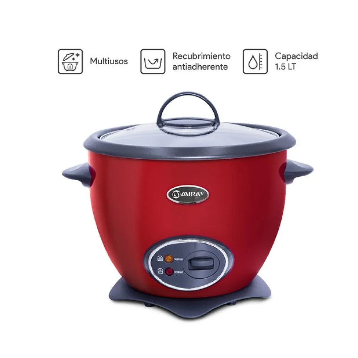MIRAY - Olla Arrocera Miray OM-T337R 1.5Lts 500w