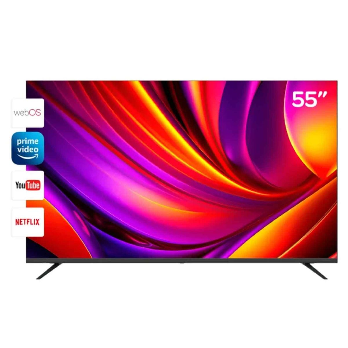 AGHASO - Televisor Smart TV 55 Pulg. ULTRA HD 4K con control de VOZ AGHASO ATVO-W5524