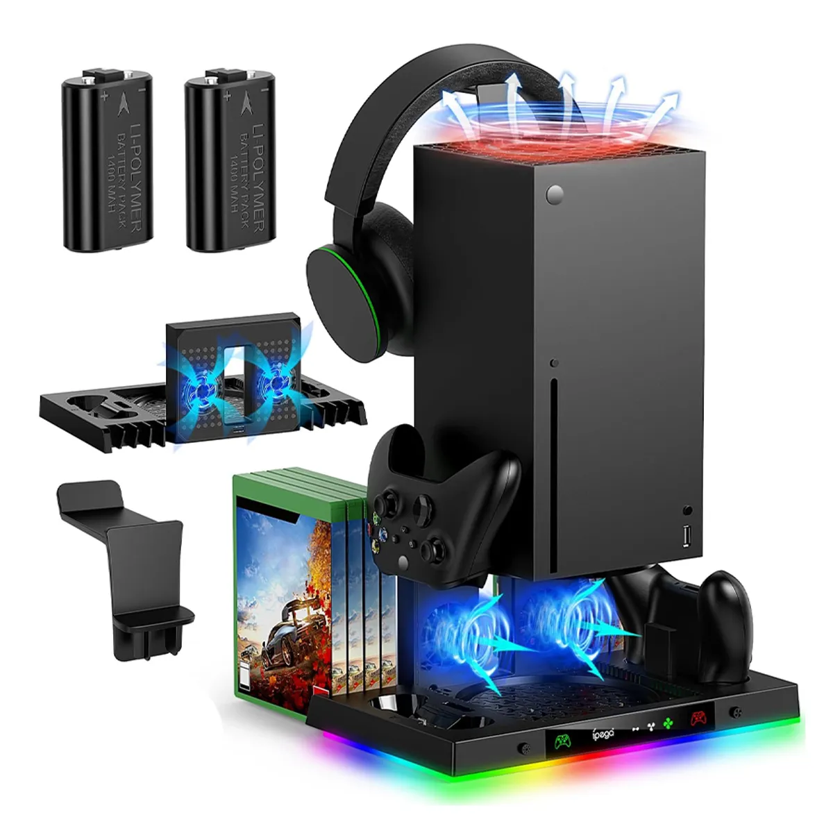 MICROSOFT - Consola Xbox Series X 1TB 4K Ultra HD 120FPS Mas Ventilador