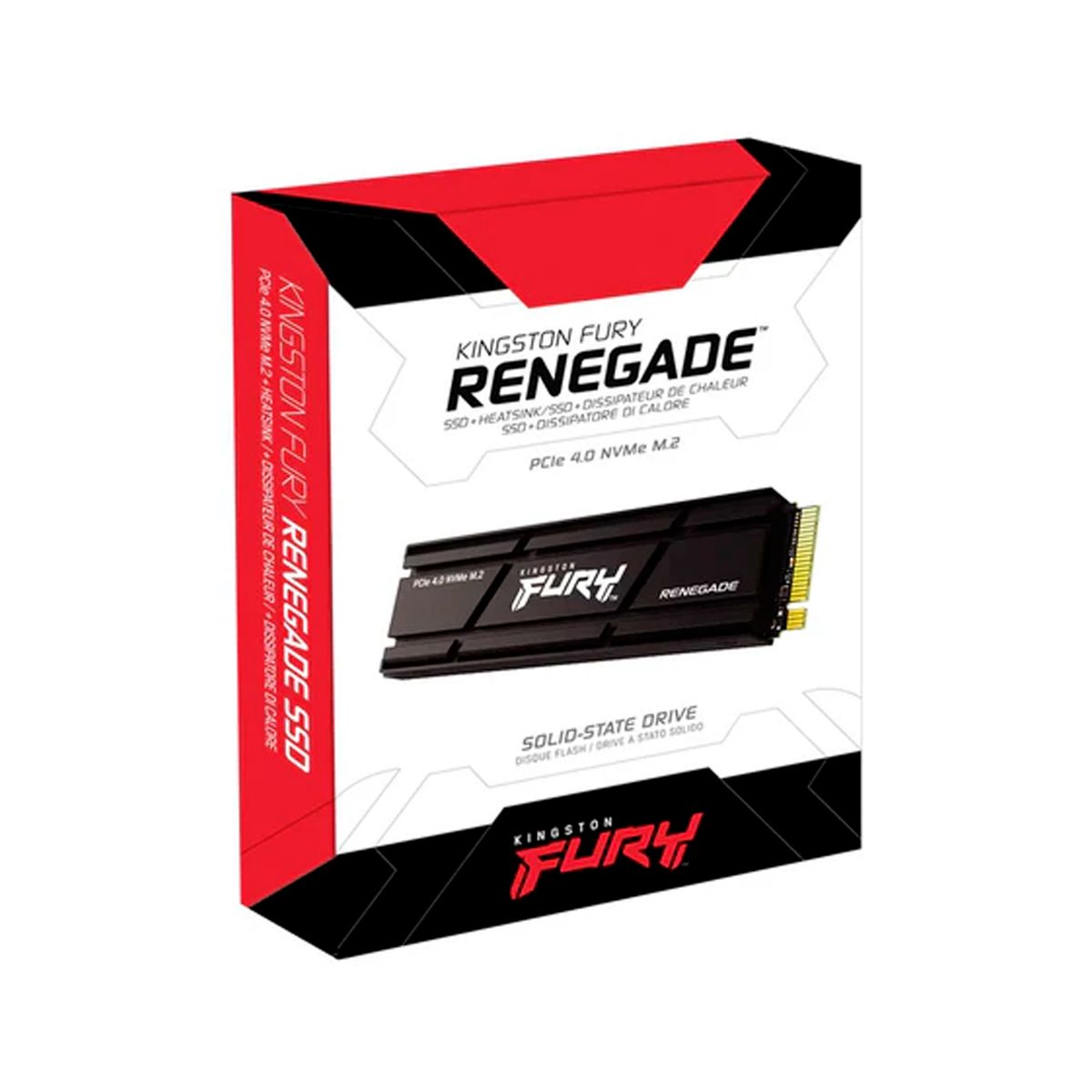 KINGSTON - DISCO SOLIDO KINGSTON FURY RENEGADE 2TB M.2 2280 NVME PCIE 4.0 7300MB-S SFYRDK2000G PN SFYRDK2000G
