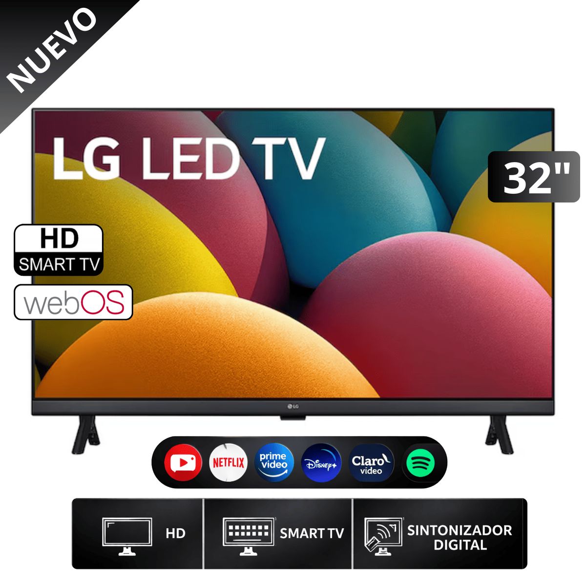 LG - TELEVISOR LG 32 SMART TV LED  32LR600