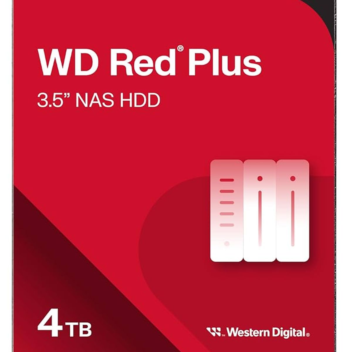 WESTERN DIGITAL - Disco Duro Western Digital WD40EFZZ 4TB Red Plus SATA 5400RPM
