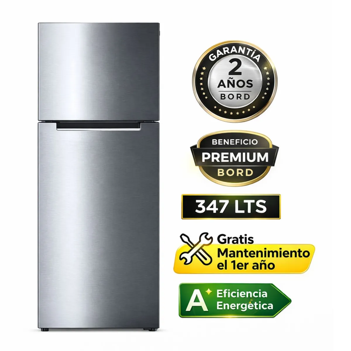 BORD - Refrigeradora Bord 347LT No Frost RE340NFI-H