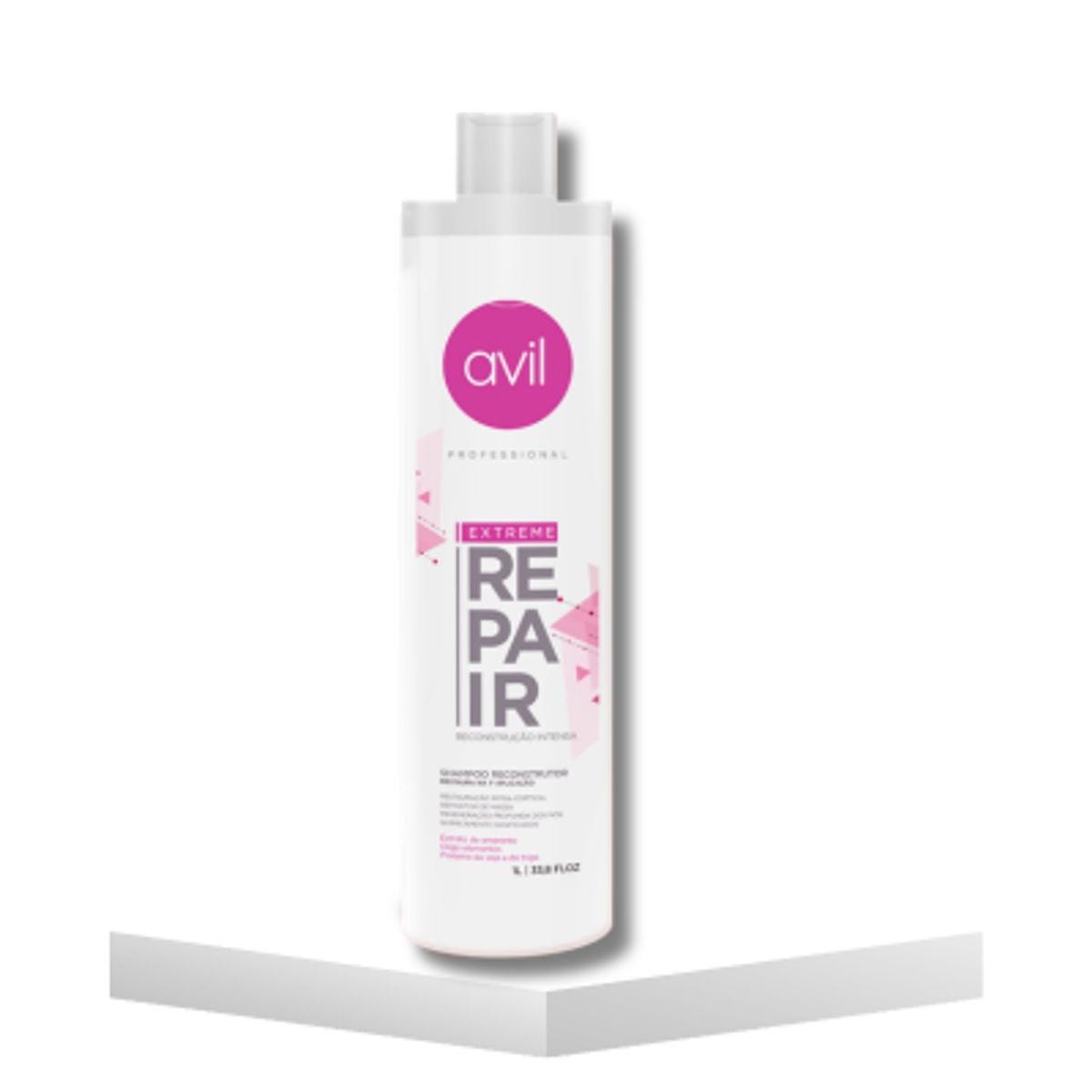 AVIL PROFESSIONAL - Shampoo Extreme Repair Reparador con Keratina  Cabello Dañado y Quebradizo