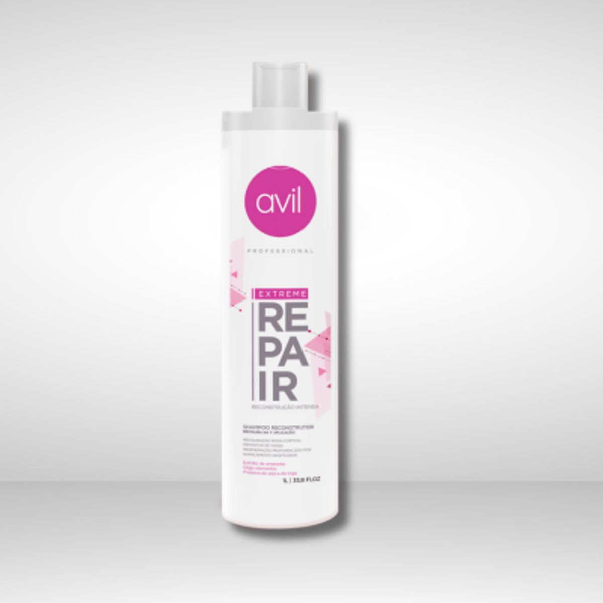 AVIL PROFESSIONAL - Shampoo Extreme Repair Reparador con Keratina  Cabello Dañado y Quebradizo