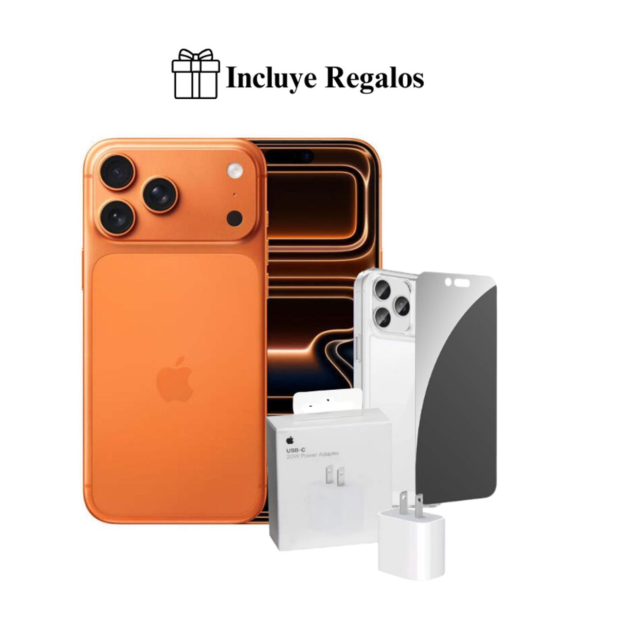 APPLE - Apple iPhone 17 Pro Intelligence 256GB (eSIM) - Cosmic Orange + Combo de Regalo