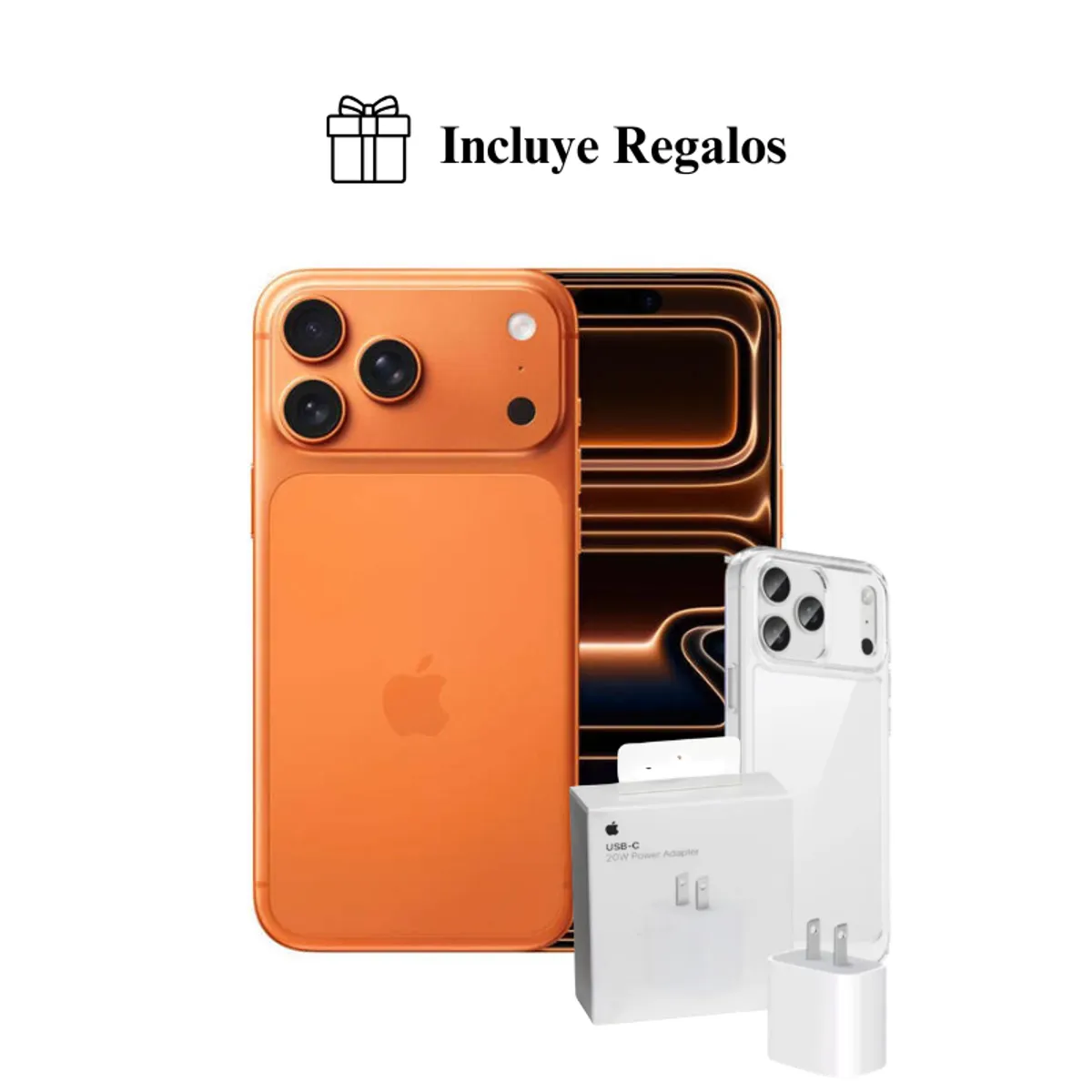 APPLE - iPhone 17 Pro (eSIM) 256GB Cosmic Orange + Combo de Regalo