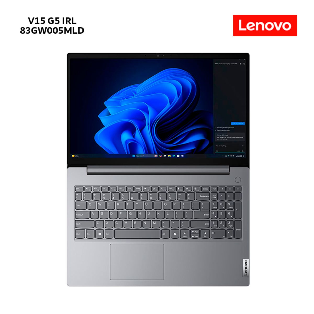 LENOVO - Laptop Lenovo V15 G5 Core I3-1315u / Ram 8gb Ddr5, Ssd 512gb / 15.6 Fhd - 83GW005MLD