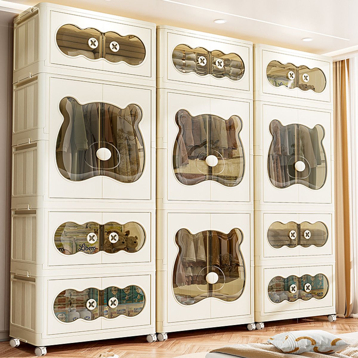 GENERICO - NUEVO ROPERO PREMIUM DE 2 CUERPOS