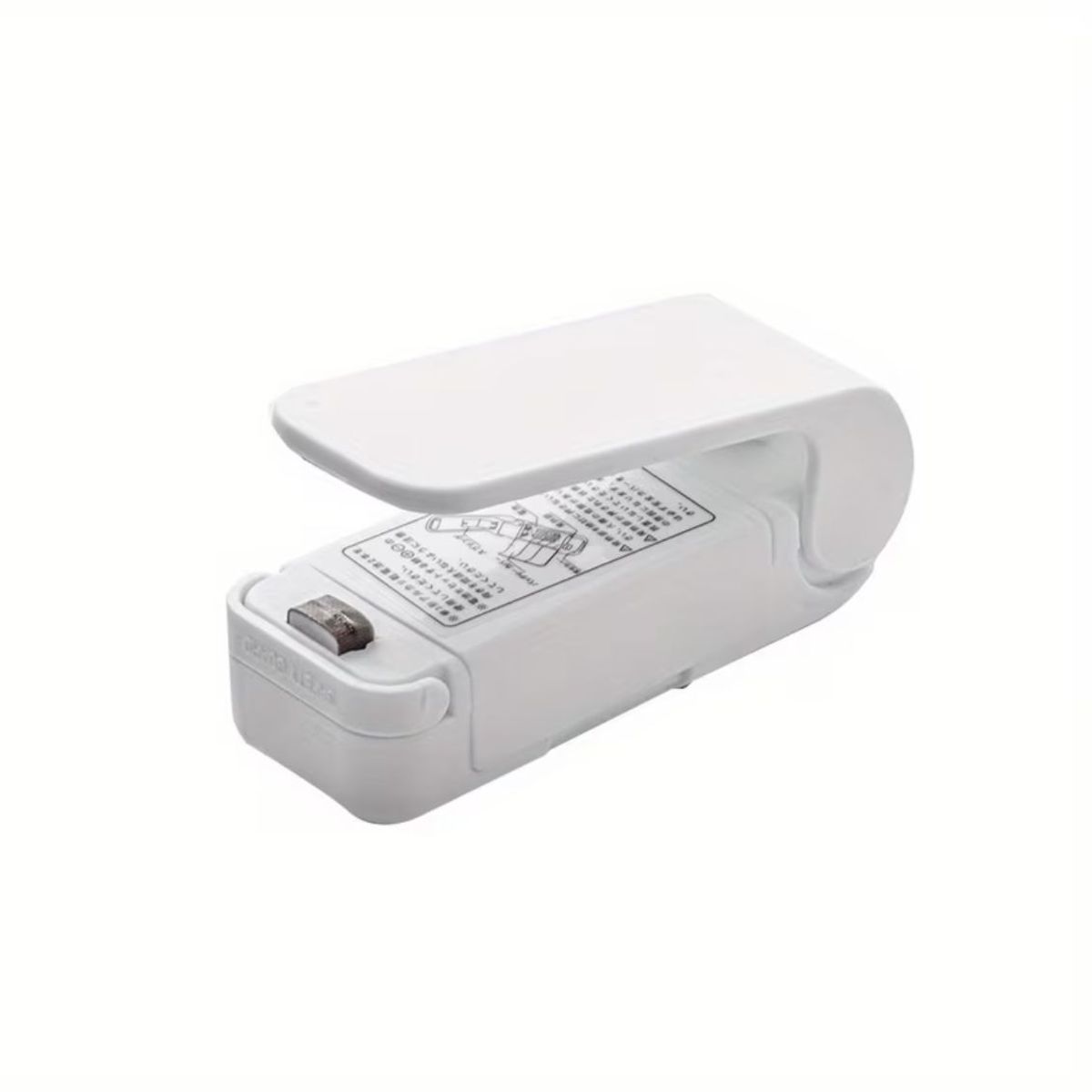 GENERICO - MINI SELLADORA PORTÁTIL BLANCA PARA BOLSAS - CONSERVA ALIMENTOS FRESCOS