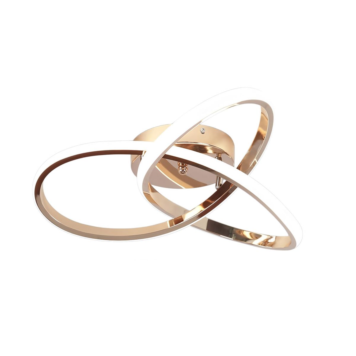 HOME NEAT - LED Lampara Colgante de Techo 3 colores 40CM - Oro rosa