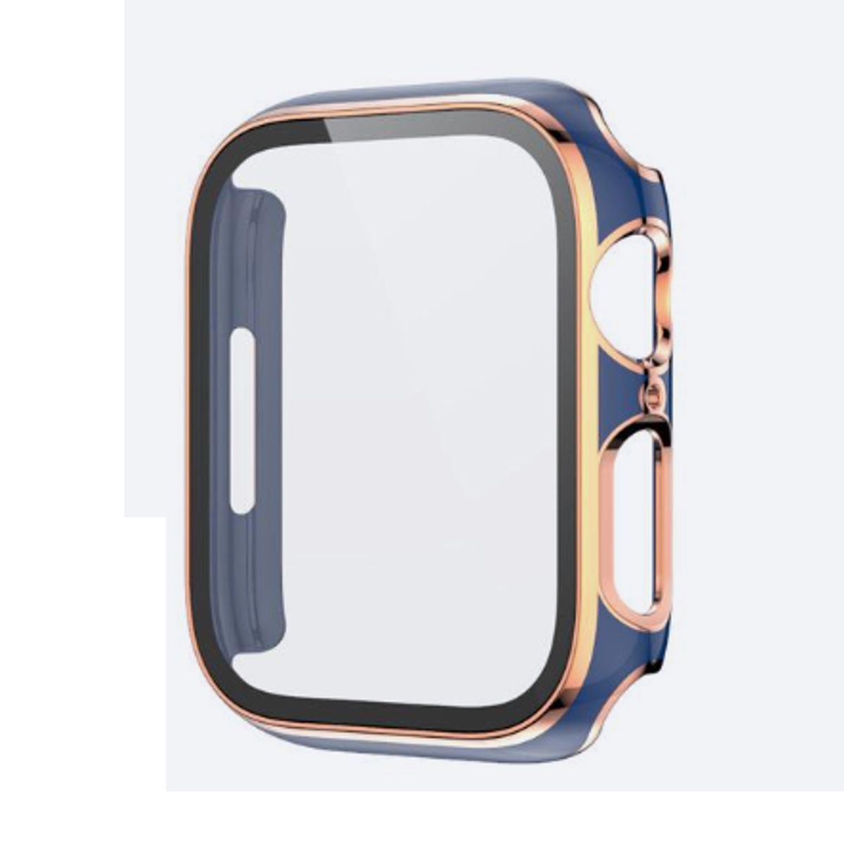 GENERICO - Bumpers para Apple Watch Bordes Dorados 41mm - AZUL