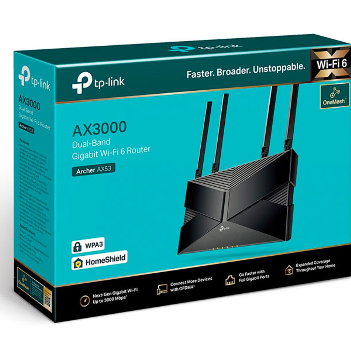 TP-LINK - ROUTER TP-LINK ARCHER AX53 AX3000 DUAL-BAND WI-FI 6