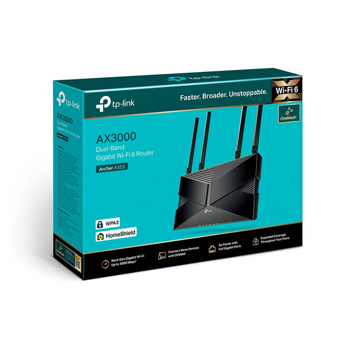 TP-LINK - ROUTER TP-LINK ARCHER AX53 AX3000 DUAL-BAND WI-FI 6