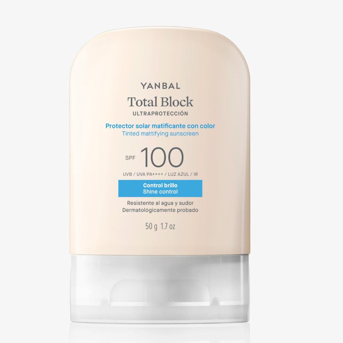 YANBAL - Total Block Protector Solar Matificante con Color SPF100