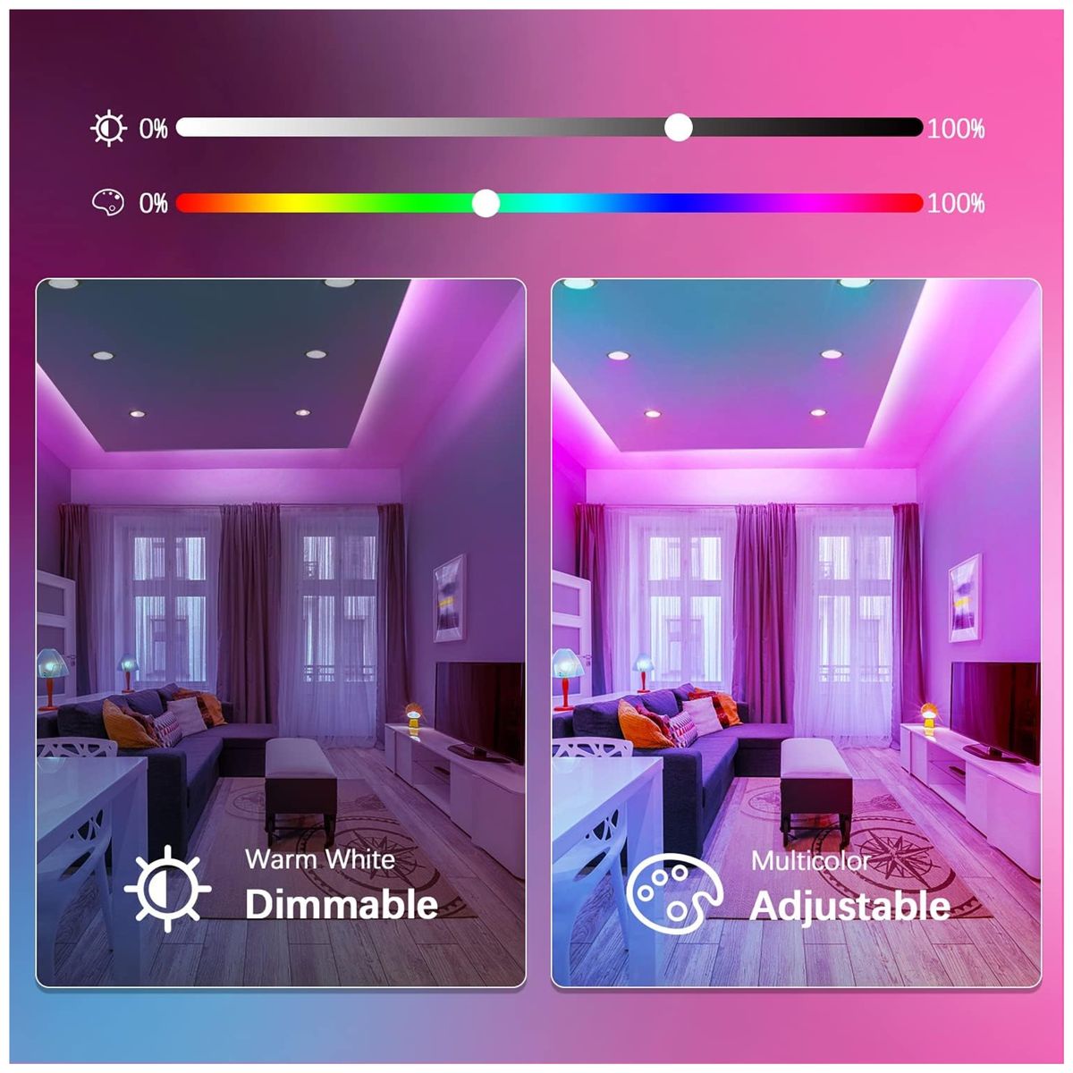TRAMONTINA - FOCO INTELIGENTE SPOT LED SMART Wi-Fi 5W 4 UNIDADES TRAMONTINA