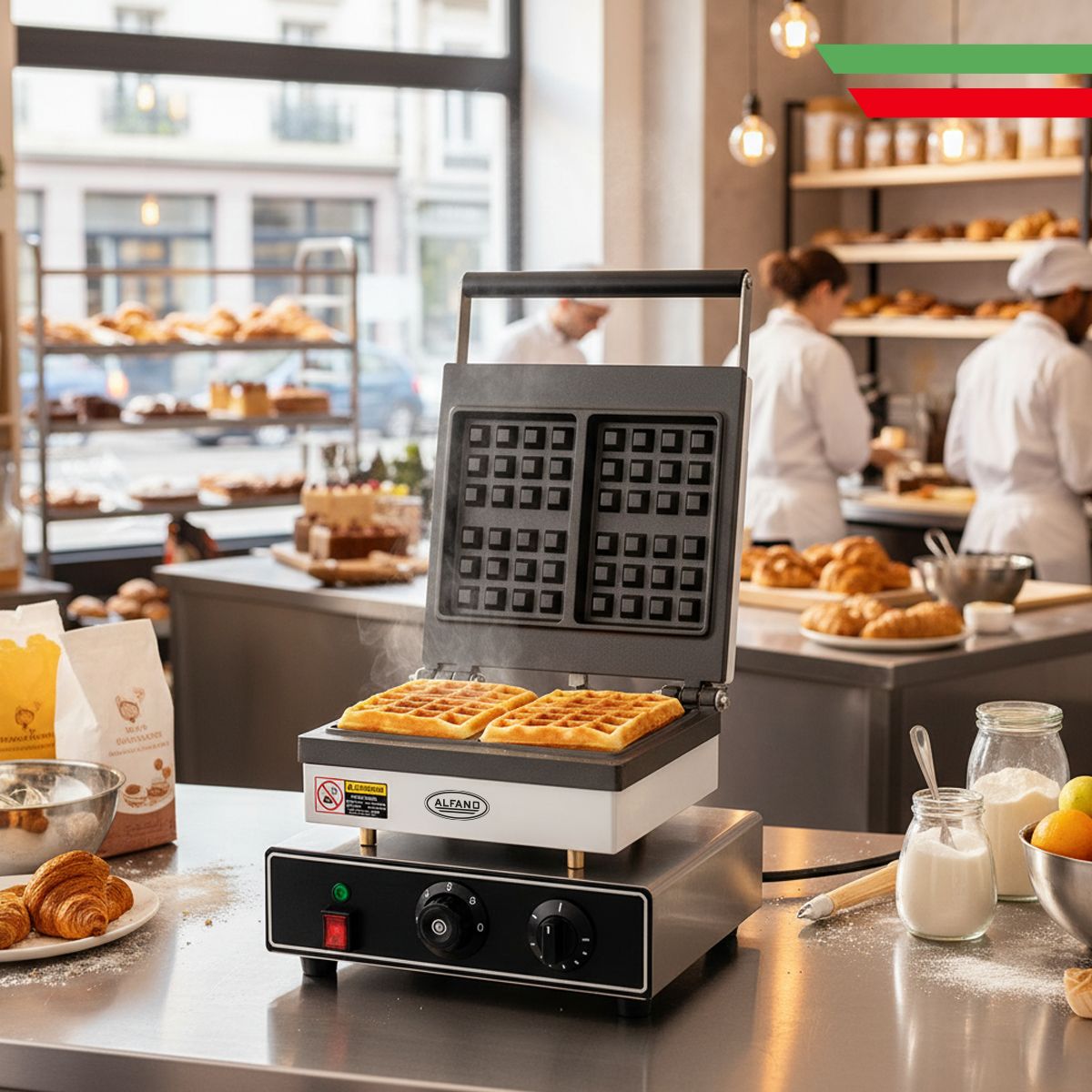 ALFANO - Waflera Profesional ALFANO Doble molde WF-2P