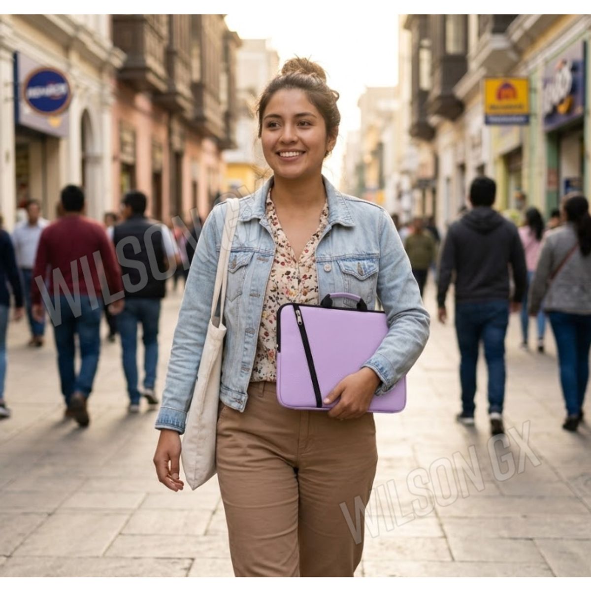 GENERICO - Funda Neopreno para iPad y Tablet hasta 10 - Antigolpes Impermeable Lila Mujer