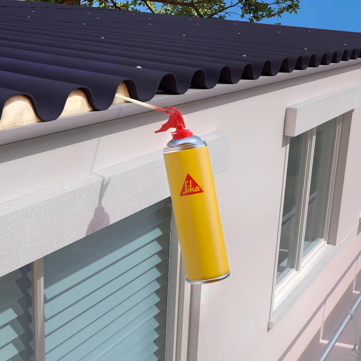 SIKA - Pack 12 unidades de Espuma Expansiva de poliuretano Sikaboom M  por 750ml